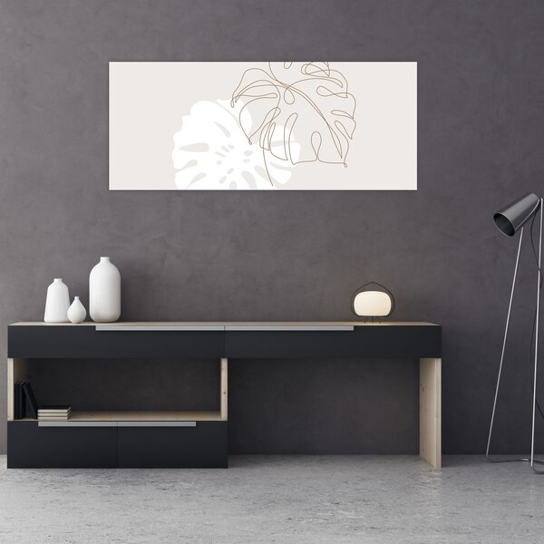 Slika - Linijska slika čudovišta N⁰2 (120x50 cm)