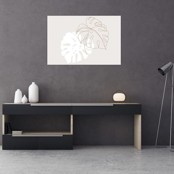 Slika - Linijska slika čudovišta N⁰2 (90x60 cm)