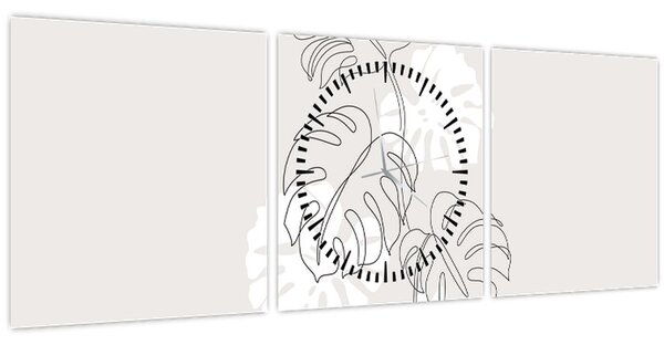Slika - Linijska slika čudovišta N⁰3 (sa satom) (90x30 cm)