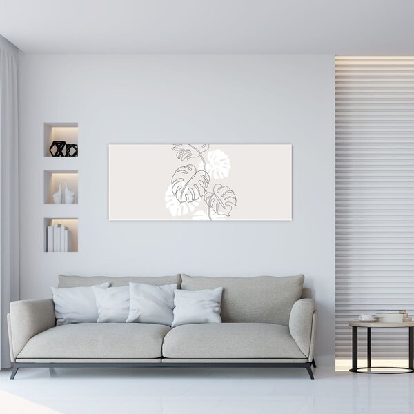 Slika - Linijska slika čudovišta N⁰3 (120x50 cm)