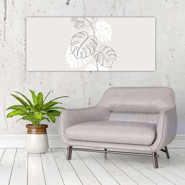 Slika - Linijska slika čudovišta N⁰3 (120x50 cm)