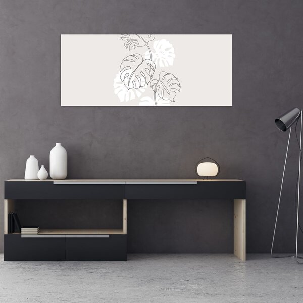 Slika - Linijska slika čudovišta N⁰3 (120x50 cm)