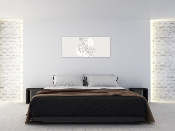 Slika - Linijska slika čudovišta N⁰3 (120x50 cm)