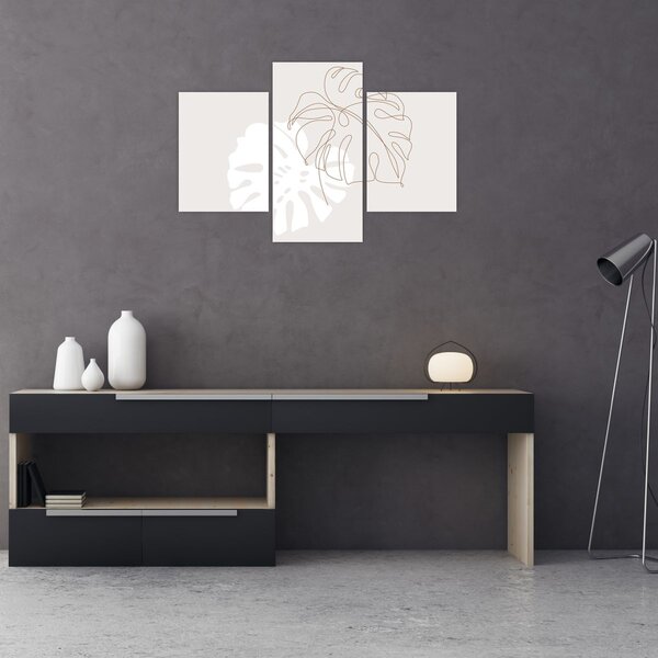 Slika - Linijska slika čudovišta N⁰2 (90x60 cm)