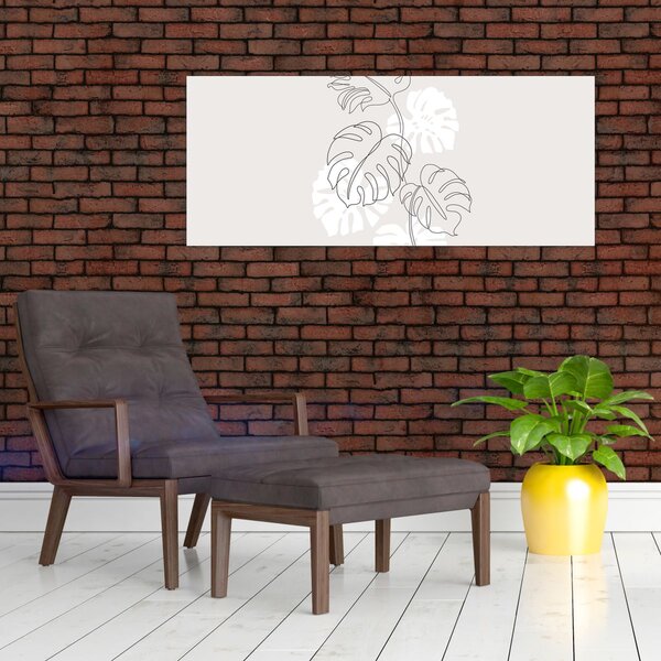 Slika - Linijska slika čudovišta N⁰3 (120x50 cm)
