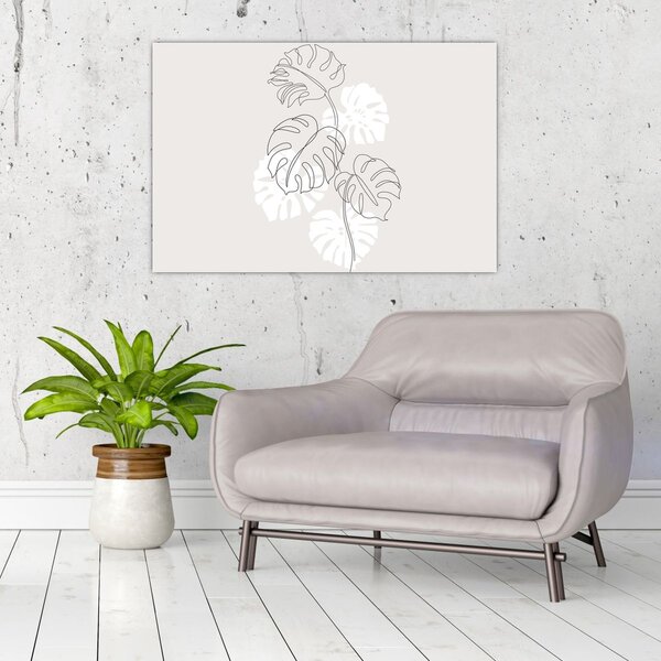 Slika - Linijska slika čudovišta N⁰3 (90x60 cm)