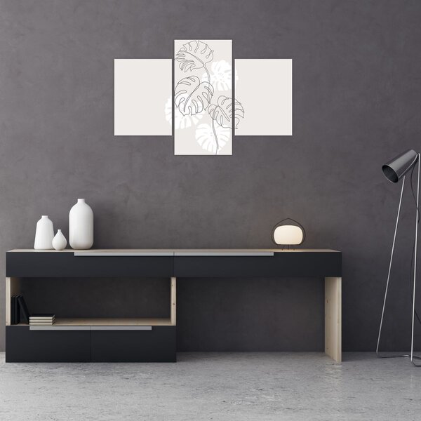 Slika - Linijska slika čudovišta N⁰3 (90x60 cm)
