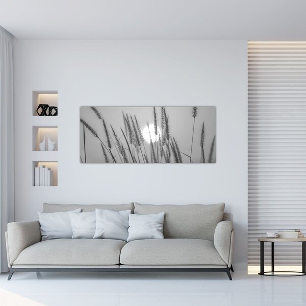Slika - Livada u zalasku sunca (120x50 cm)