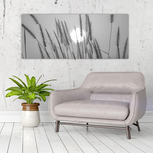 Slika - Livada u zalasku sunca (120x50 cm)