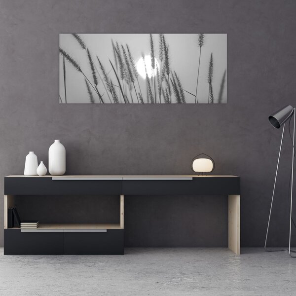 Slika - Livada u zalasku sunca (120x50 cm)