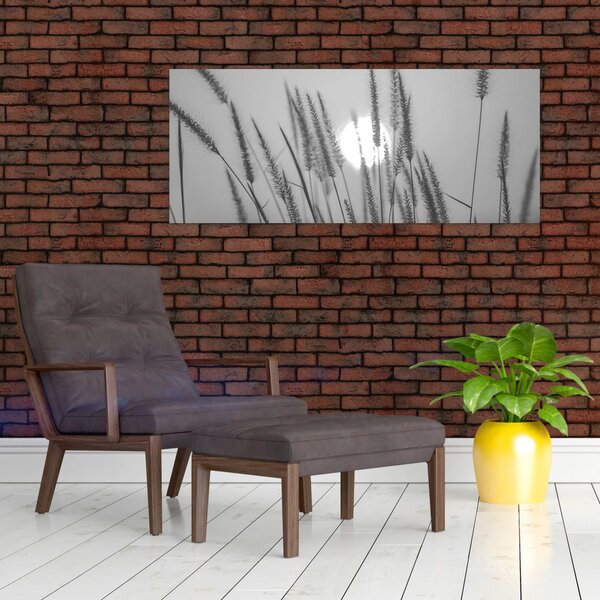 Slika - Livada u zalasku sunca (120x50 cm)