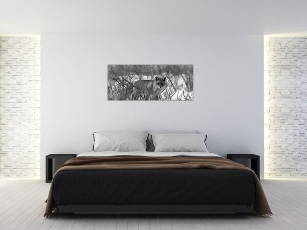 Slika - Lisica zimi (120x50 cm)