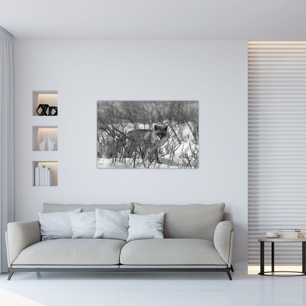 Slika - Lisica zimi (90x60 cm)