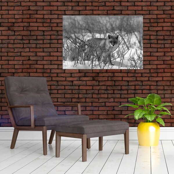 Slika - Lisica zimi (90x60 cm)
