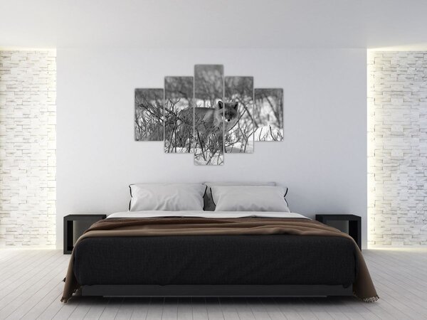 Slika - Lisica zimi (150x105 cm)
