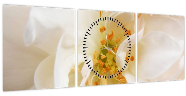 Slika - Cvijet (sa satom) (90x30 cm)
