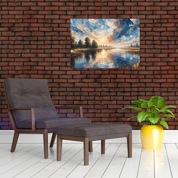 Slika - Slika sunca iznad vode (70x50 cm)