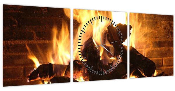 Slika - Vatra (sa satom) (90x30 cm)