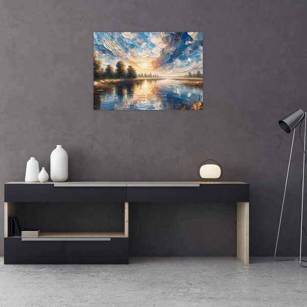 Slika - Slika sunca iznad vode (70x50 cm)