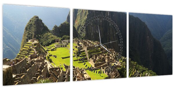 Slika - Lame u Machu Picchu (sa satom) (90x30 cm)
