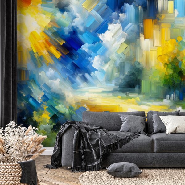 Foto tapeta - Apstraktni sunčani dan (147x102 cm)