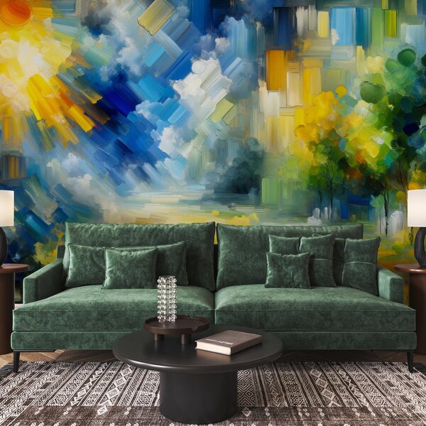 Foto tapeta - Apstraktni sunčani dan (147x102 cm)
