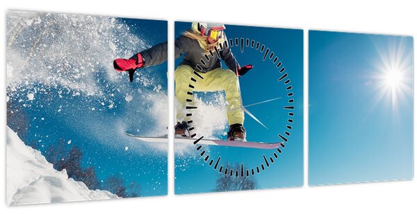 Slika - Snowboarder (sa satom) (90x30 cm)