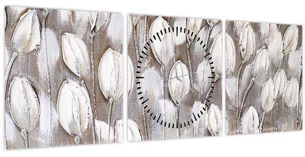 Slika - Strukturirani tulipani (sa satom) (90x30 cm)