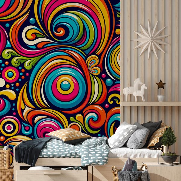 Foto tapeta - Šarene spirale (147x102 cm)