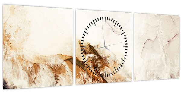 Slika - Apstrakcija (sa satom) (90x30 cm)