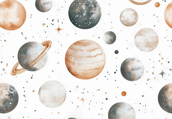 Foto tapeta - Zemljani planeti (147x102 cm)