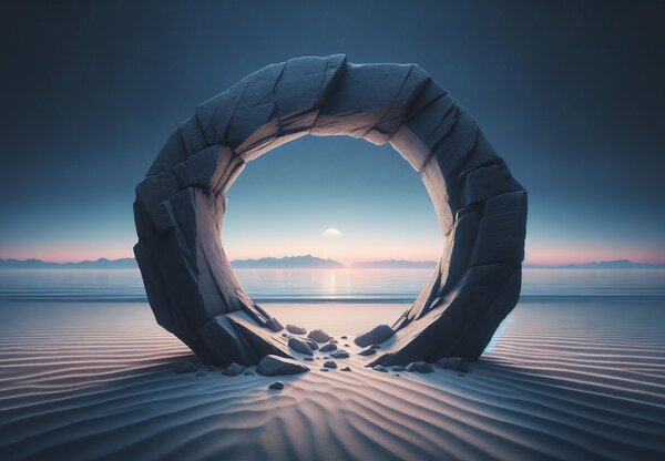 Foto tapeta - Kameniti prolaz (147x102 cm)