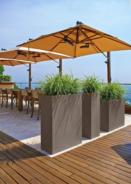 Žardinjera Tower 70 x 30 x 90 - Antracit - 71 - 90 cm - Umjetna masa