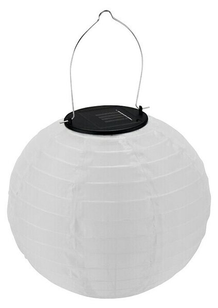 BAUHAUS Solarna viseća svjetiljka Lampion (0,06 W, Bijele boje, IP44, Promjer: 20 cm)