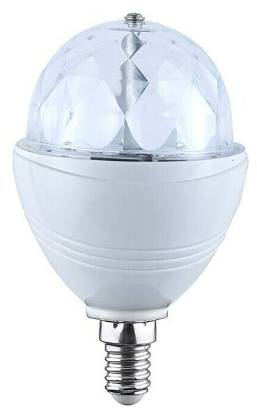 LED žarulja Disko kugla (E14, Bez prigušivanja, RGBW, 180 lm, 3 W)