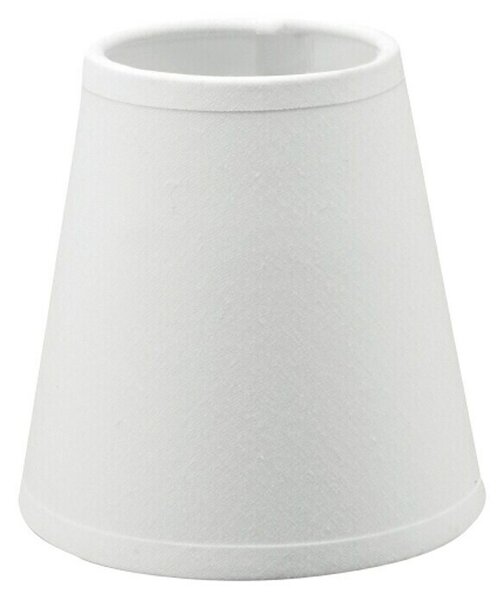 Home Sweet Home Sjenilo za svjetiljku Largo (Ø x V: 11 x 11 cm, čisto bijele boje, Tkanina, Okrugli oblik)