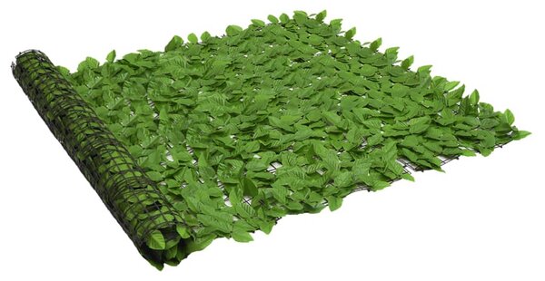 VidaXL Balkonski zaslon sa zelenim lišćem 200 x 150 cm