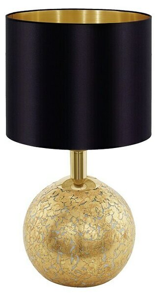 Tween Light Stolna svjetiljka Gala (48 W, Crno-zlatno, G9)