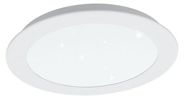 Eglo LED ugradbena svjetiljka, okrugla Fiobbo (14 W, Ø x V: 22,5 x 5 cm, Bijele boje, Topla bijela)