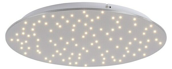 LeuchtenDirekt Okrugla ploča s LED svjetlom (18 W, Ø x V: 480 mm x 4 cm, Bijele boje)