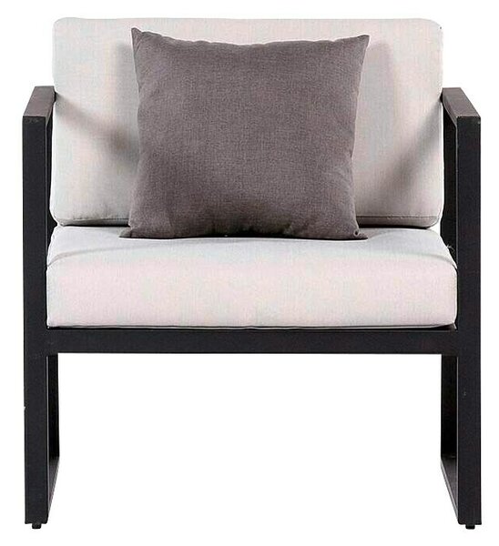 SENSUM Lounge stolica (Crne boje, D x Š x V: 66 x 73 x 75 cm, Aluminij)