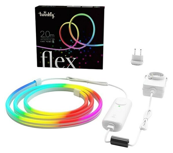 Twinkly LED svjetlosno crijevo Flex (Duljina: 2 m, Boja svjetla: RGB, 15 W)