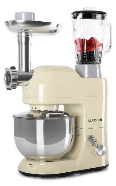Klarstein Lucia, kuhinjski robot, 3-u-1, 1800 W / 2,7 KS, 5 litara, nehrđajući čelik, bez BPA