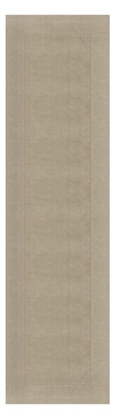 Bež vunena staza 60x230 cm – Flair Rugs