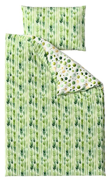 Polipamučna posteljina GREEN TREES POLY zelena Dimenzije posteljine: 70 x 90 cm | 140 x 200 cm