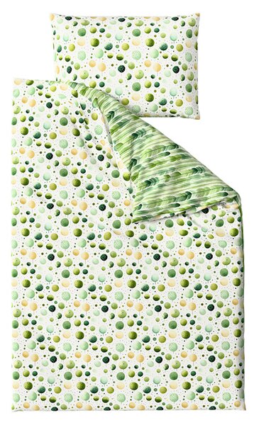 Polipamučna posteljina GREEN TREES POLY zelena Dimenzije posteljine: 70 x 90 cm | 140 x 200 cm