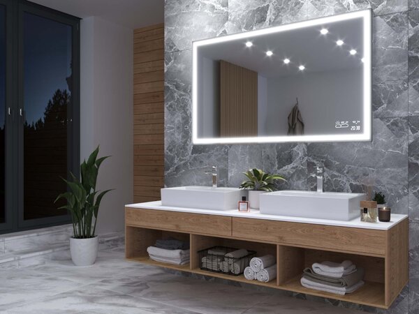 Ogledalo s LED osvjetljenjem M1 premium