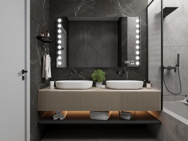 Ogledalo s LED osvjetljenjem M14 premium