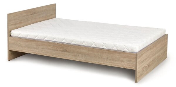 Krevet Houston A105Jednostruki, Svijetlo smeđa, 120x200, Laminirani iveral, 125x205x70cm