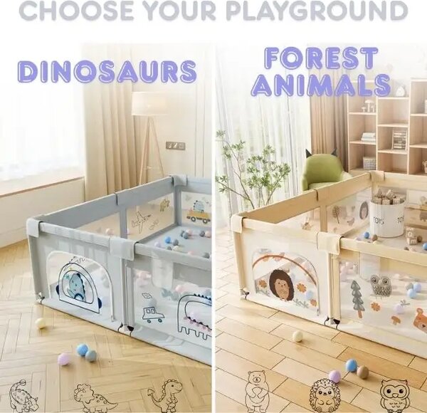 Playfort™ Dječja Igraonica - 180 X 150 Cm, PlayFort™ dječja igraonica (Siva) - 180 x 150 cm